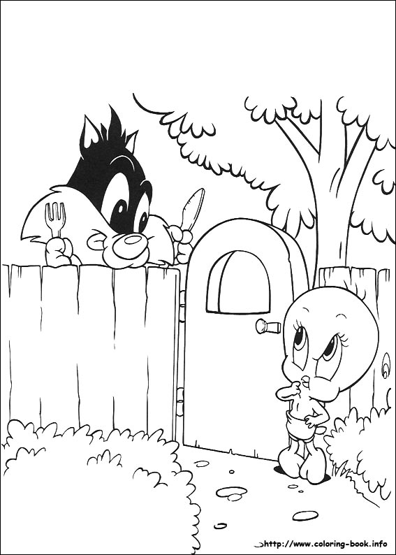 Baby Looney Tunes coloring picture